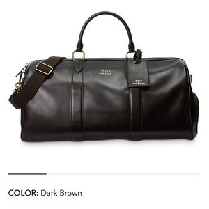 Ralph Lauren smooth duffel bag